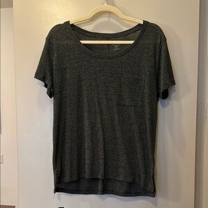 Old Navy Gray Relaxed Short Sleeve Tee